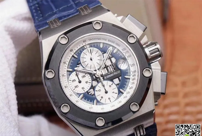 Audemars Piguet Royal Oak Offshore 26078PO.OO.D018CR.01 JF Factory 1:1 Best Edition Replica Watch Blue Strap
